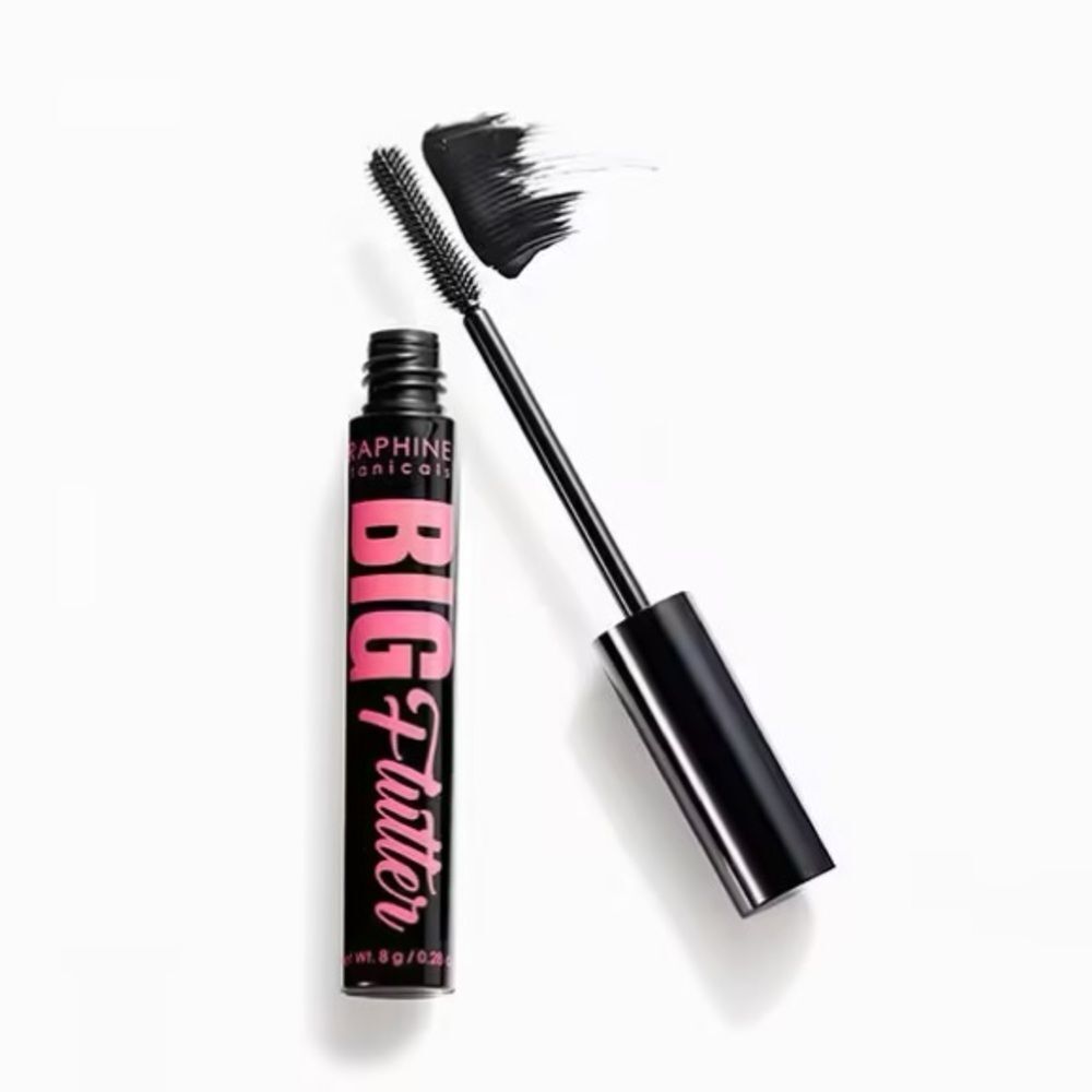 Seraphine Botanicals Big Flutter Waterproof Lifting Mascara Onyx Black Vegan NIB